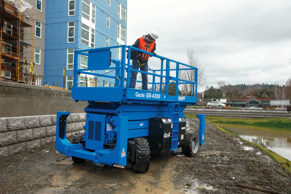 Genie GS-4390 RT Scissor Lift - 15.11m Max Working Height - Image 8